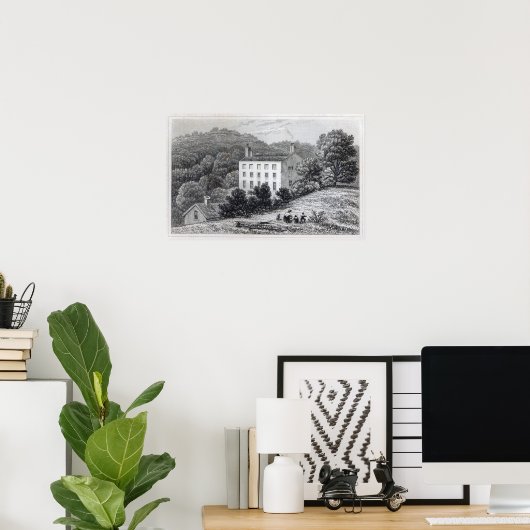 Poster Maison du Québec (Bureau à domicile)