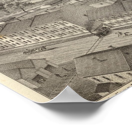 Poster Maison du tribunal du comté de Miami (Coin)