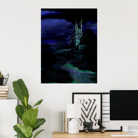 Poster Maison d'Usher (Bureau à domicile)