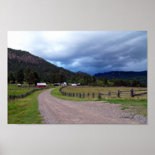 Poster Maison en Colorado USA Canvas Imprimer