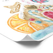 Poster Maison en pain d'épices - bar Mom-osa (Coin)