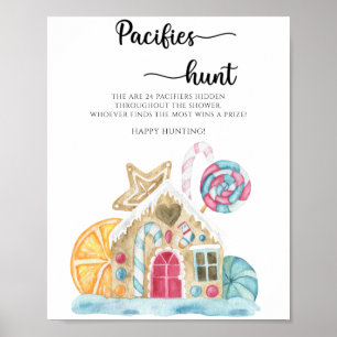 Poster Maison en pain d'épices - chasse au pacificateur j