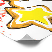 Poster Maison en pain d'épices Cookies congelés Scène de  (Coin)