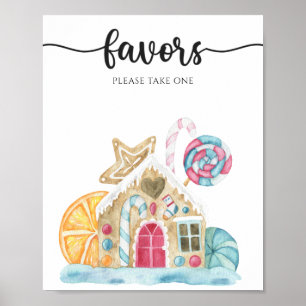 Poster Maison en pain d'épices - Favoris