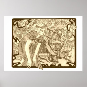 Poster Maison Fier Dragon