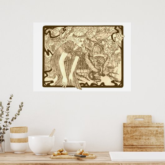 Poster Maison Fier Dragon (Cuisine)