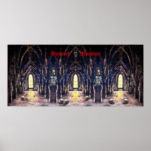 Poster Maison hantée (Devant)