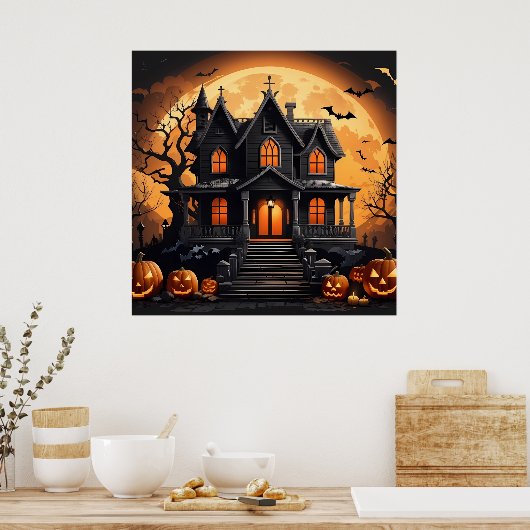 Poster Maison hantée (Cuisine)