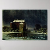 Poster Maison hantée dans la neige, 1848 (Devant)