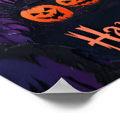 Poster Maison Hantée Déplaisante Halloween (Coin)