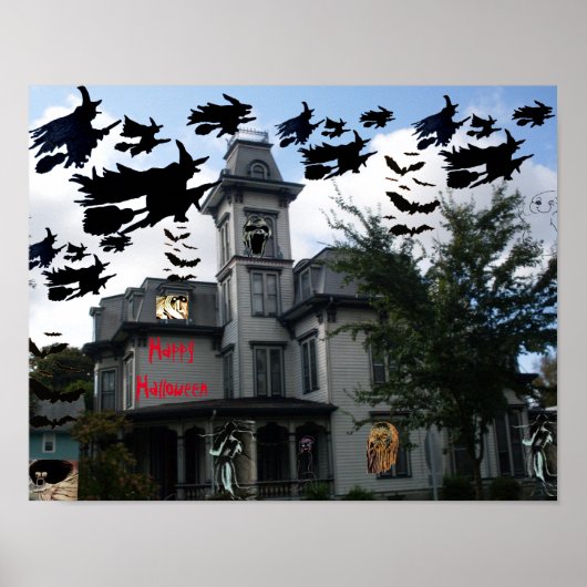 POSTER MAISON HANTÉE DES SORCIÈRES (Devant)