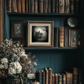 Poster Maison Hantée - Halloween Éffrayant Imprime