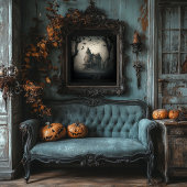 Poster Maison Hantée - Halloween Éffrayant Imprime