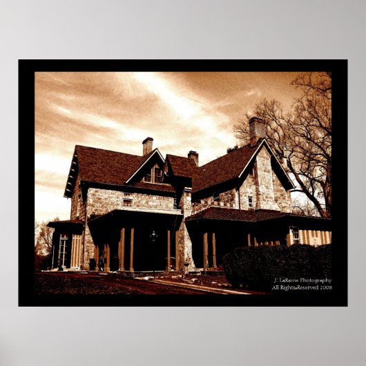 Poster Maison haunted (Devant)