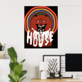 Poster Maison Hausu 1977 (Bureau à domicile)