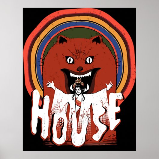 Poster Maison Hausu 1977 (Devant)