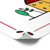 Poster Maison Illustration Home Sweet Home (Coin)