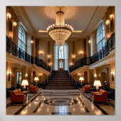 Poster Maison intérieure luxueuse (Devant)