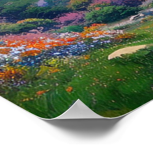 Poster Maison japonaise harmonieuse (Coin)