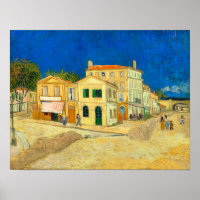 Maison jaune (1888) Paysage de Vincent Van Gogh