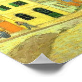 Poster Maison Jaune De Vincent Van Gogh (Coin)
