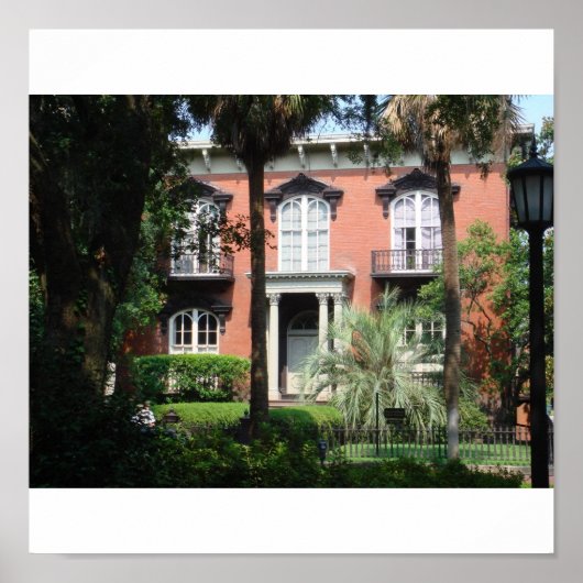 Poster Maison Mercer-Williams (Devant)