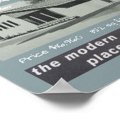 Poster Maison moderniste 1960 (Coin)