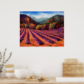 Poster Maison Mountain Lavender (Cuisine)