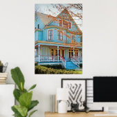Poster Maison - Peinte Lady (Bureau à domicile)