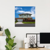 Poster Maison résidentielle (Bureau à domicile)