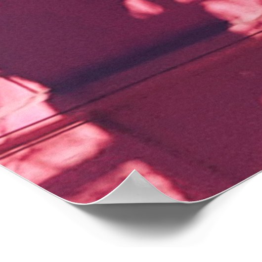 POSTER MAISON ROSE (Coin)