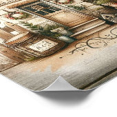 Poster Maison Rustique Douce Maison 2 (Coin)