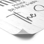 Poster Maison rustique en bois si vous arrosez la salle d (Coin)