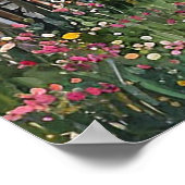 Poster Maison rustique entourée de bouleaux (Coin)