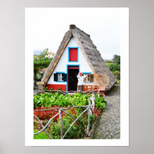 Poster Maison traditionnelle à Santana