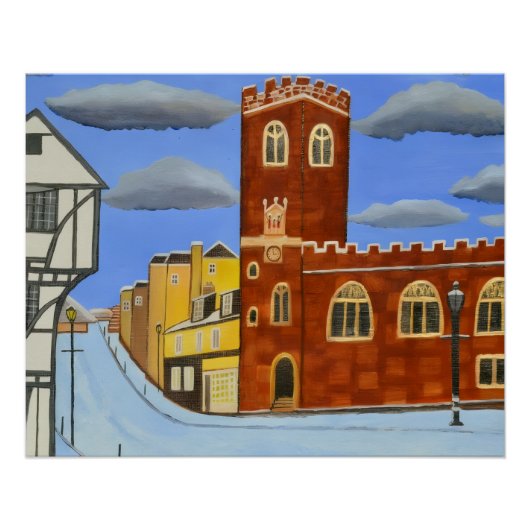 Poster Maison Tudor Angleterre (Devant)