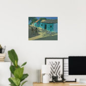 Poster Maison verte Inde (Bureau à domicile)