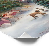 Poster Maison victorienne, Mesdames, Enfants le soir de N (Coin)