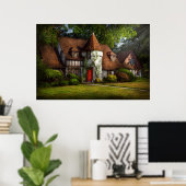 Poster Maison - Westfield, NJ - Convient à un roi (Bureau à domicile)