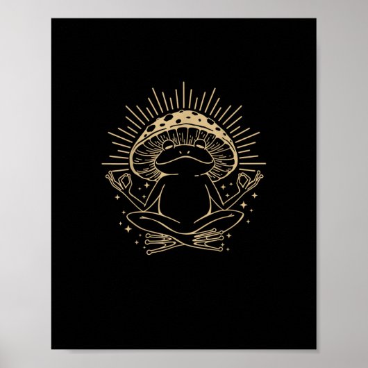 Poster Maisonnette Frog & Minimalisme Esthétique Goblinc (Devant)