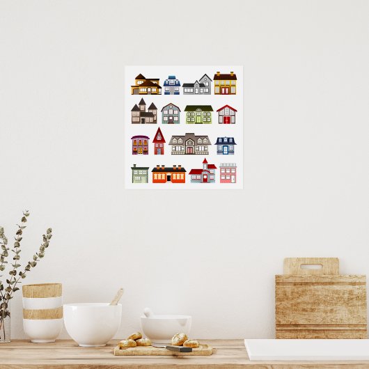 Poster maisons-157869 maisons maisons architecture bâtime (Cuisine)