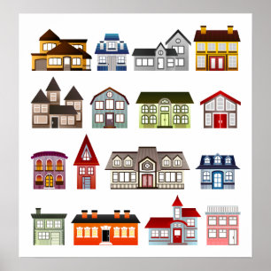 Poster maisons-157869 maisons maisons architecture bâtime