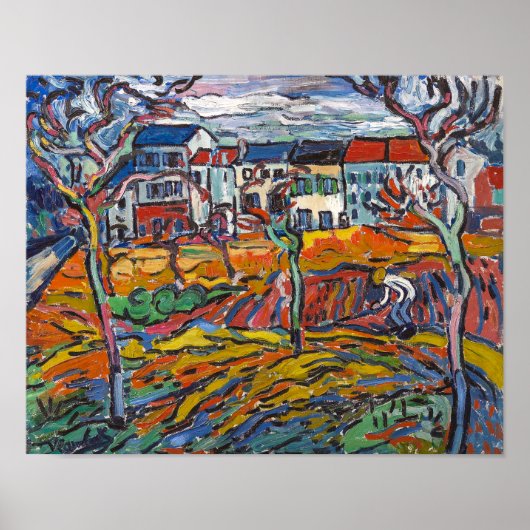 Poster Maisons à Chatou | Maurice de Vlaminck | (Devant)