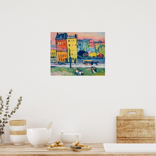 Poster Maisons à Munich, 1908 (Cuisine)