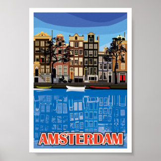 Poster Maisons Amsterdam