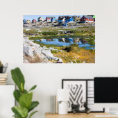 Poster Maisons au Groenland (Bureau à domicile)