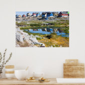Poster Maisons au Groenland (Cuisine)