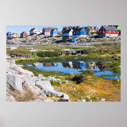 Poster Maisons au Groenland (Devant)