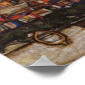 Poster Maisons avec blanchisserie par Egon Schiele (Coin)