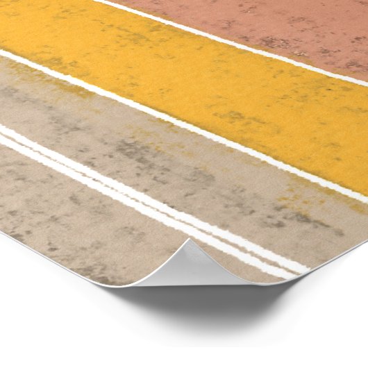 Poster Maisons colorées en Italie (Coin)